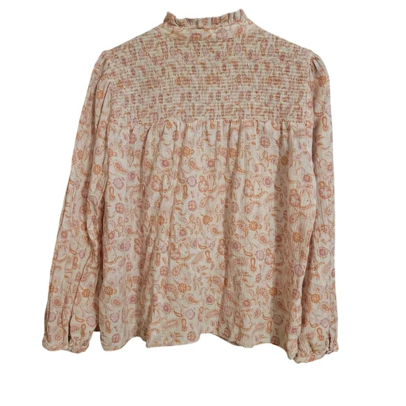 J Crew Soft Gauze Garden Top In Whimsy Paisley - Picture 5 of 7
